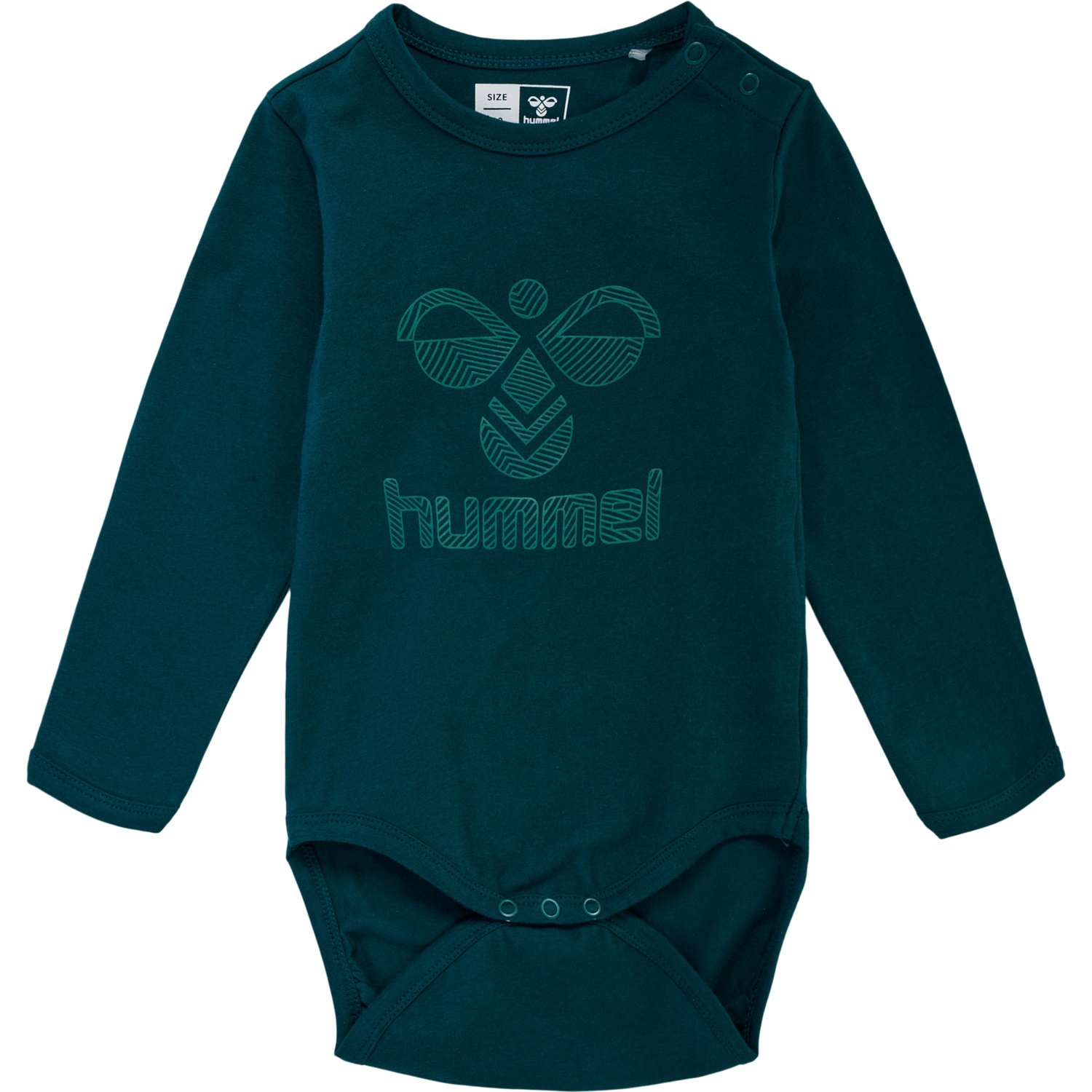 hmlFASTWO FLIPPER BODY L/S, DEEP TEAL, packshot