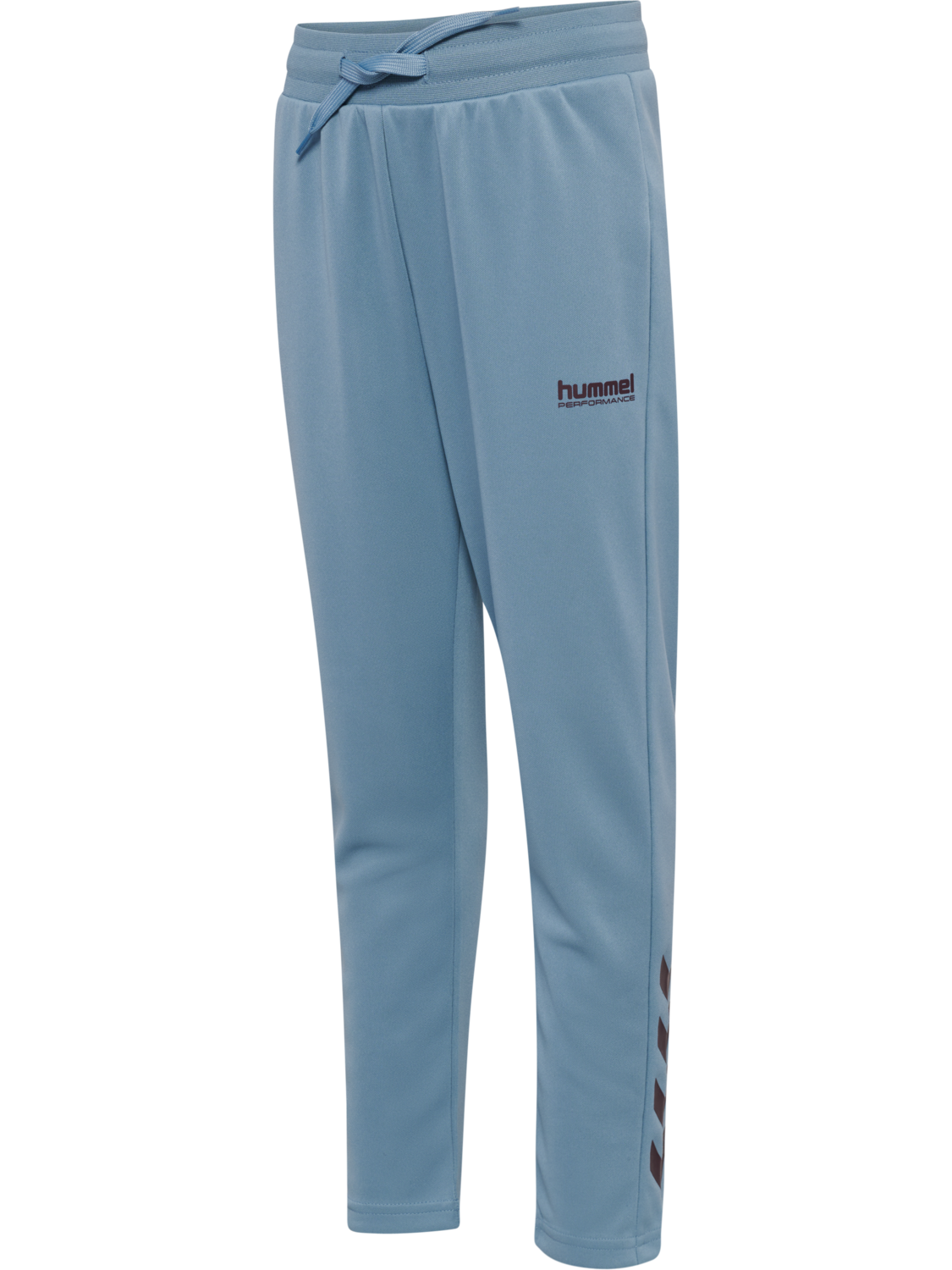 hmlJR TRACKSUIT, FADED DENIM/VINEYARD WINE, packshot