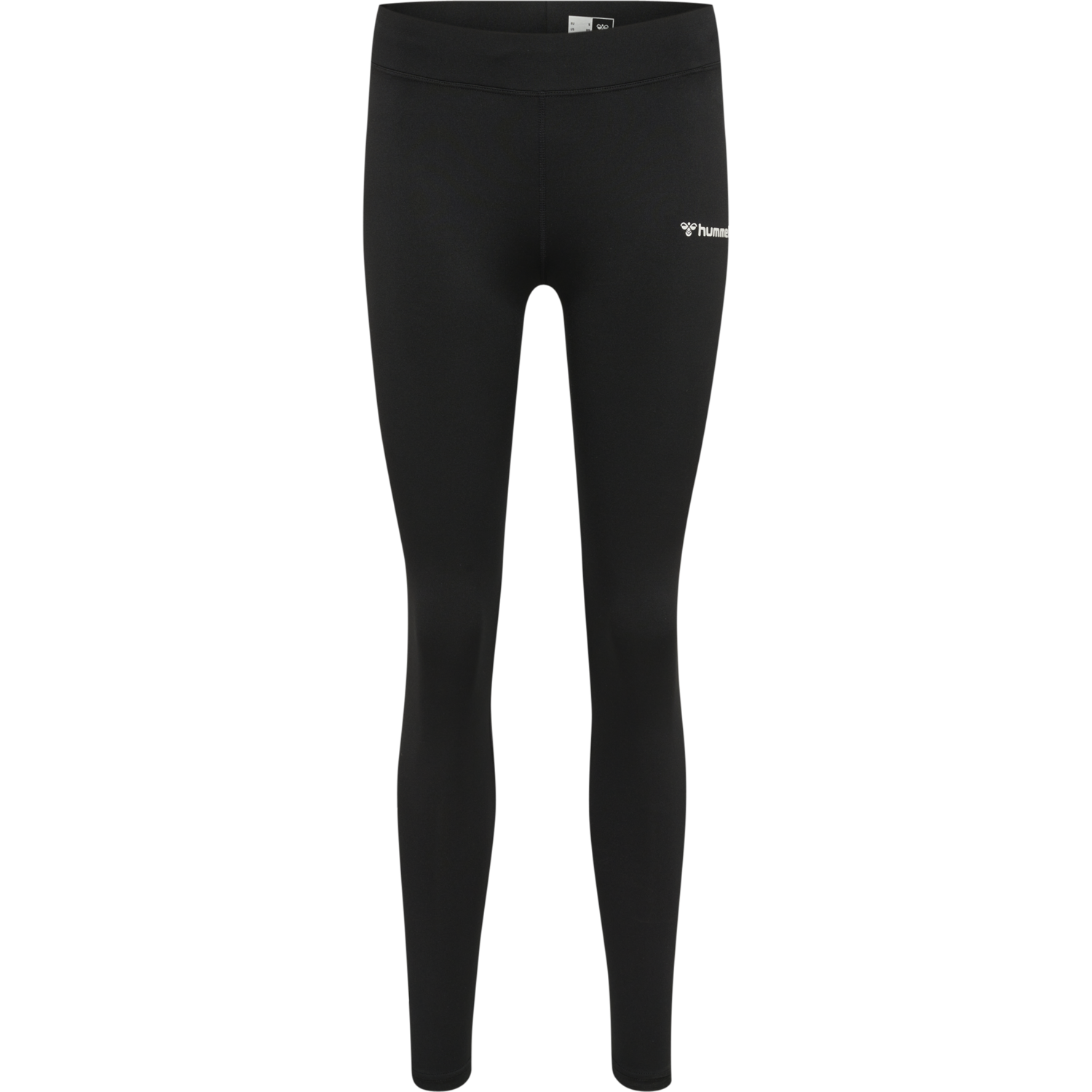 hmlWINNIE MID WAIST TIGHTS, BLACK, packshot