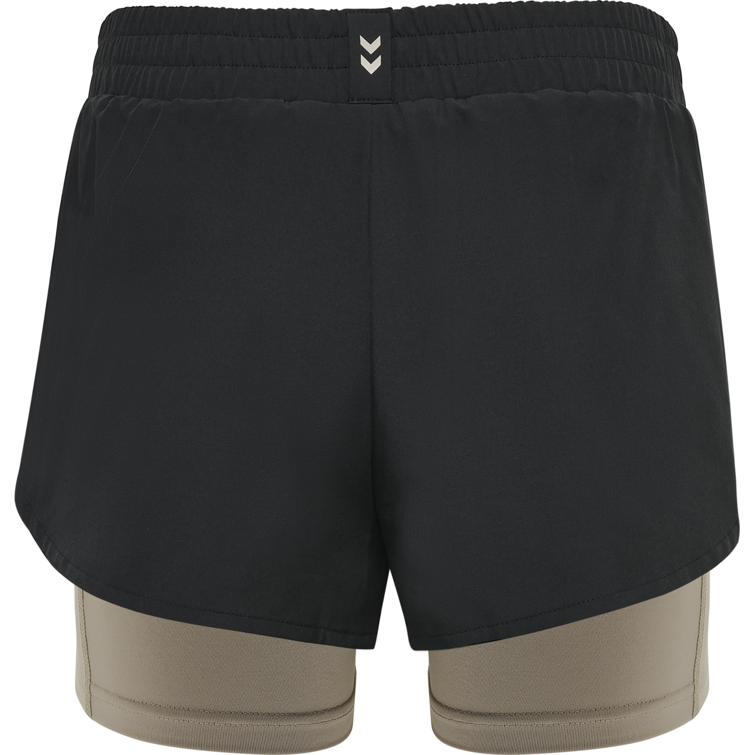 hmlMT TRACK 2 IN 1 SHORTS, BLACK, packshot