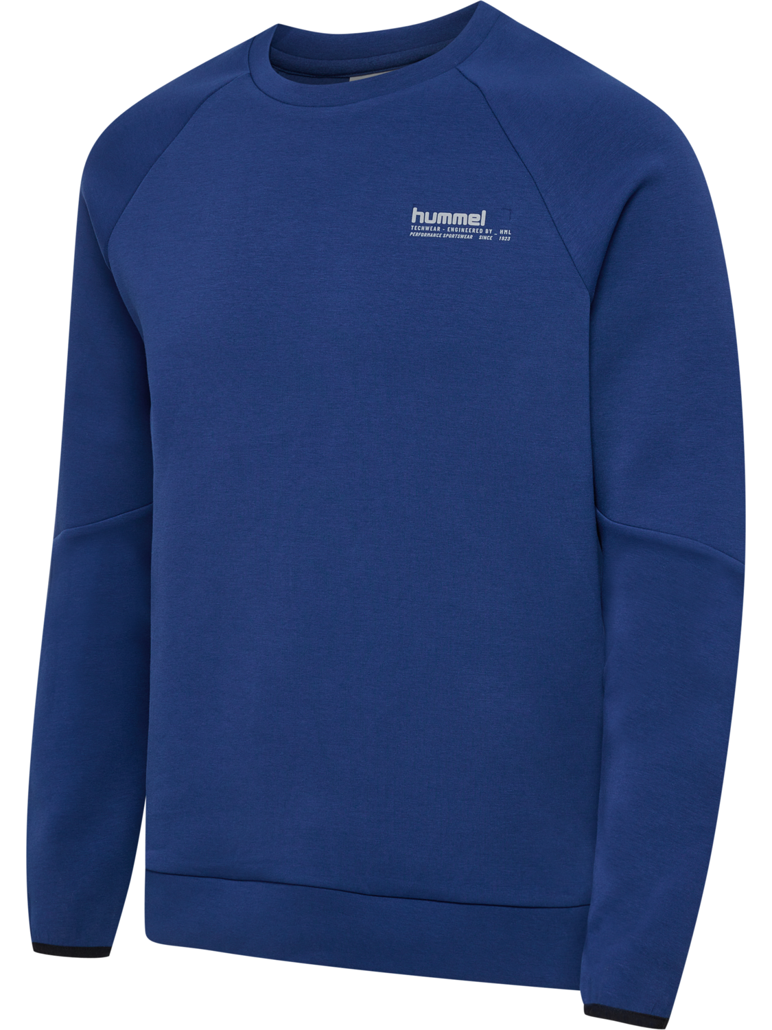 hmlTECH FLEECE REGULAR CREW, ESTATE BLUE, packshot