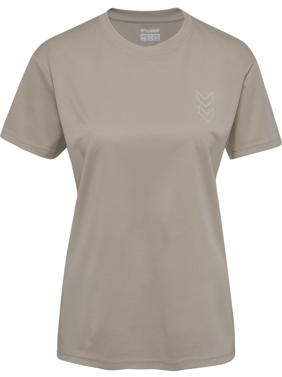 hmlACTIVE PL JERSEY S/S WOMAN, CHATEAU GRAY, packshot