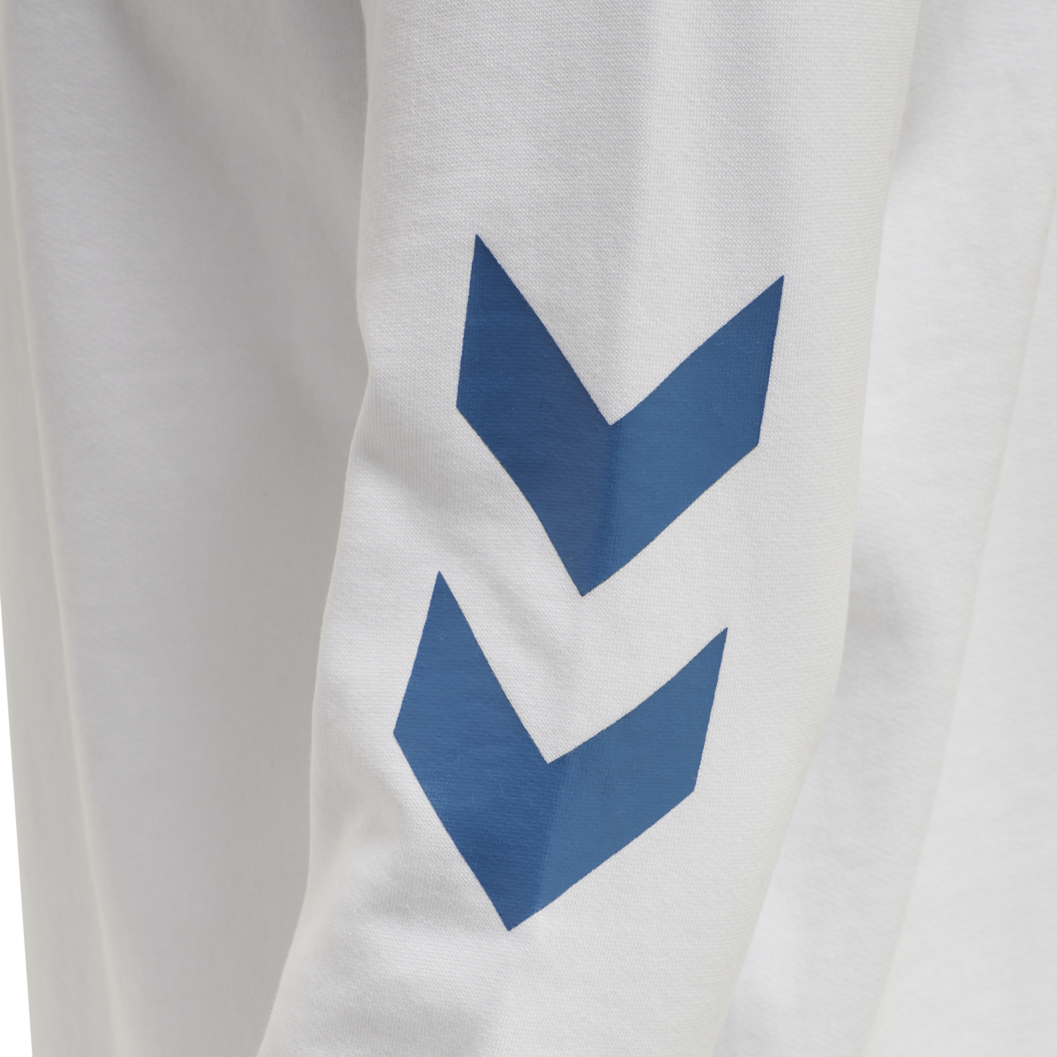 hmlLEGACY SWEATSHIRT, WHITE/DEEP WATER, packshot