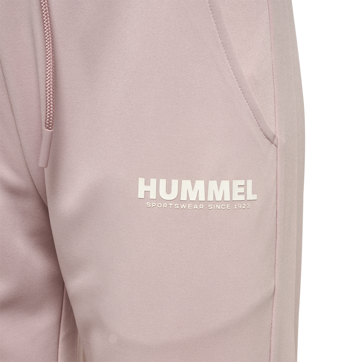 hmlLEGACY POLY WOMAN REGULAR PANTS, CHALK PINK, packshot