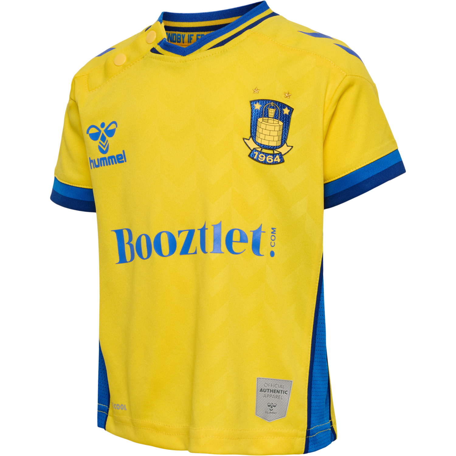 BR&Oslash;NDBY 22/23 HOME MINI KIT, CYBER YELLOW, packshot