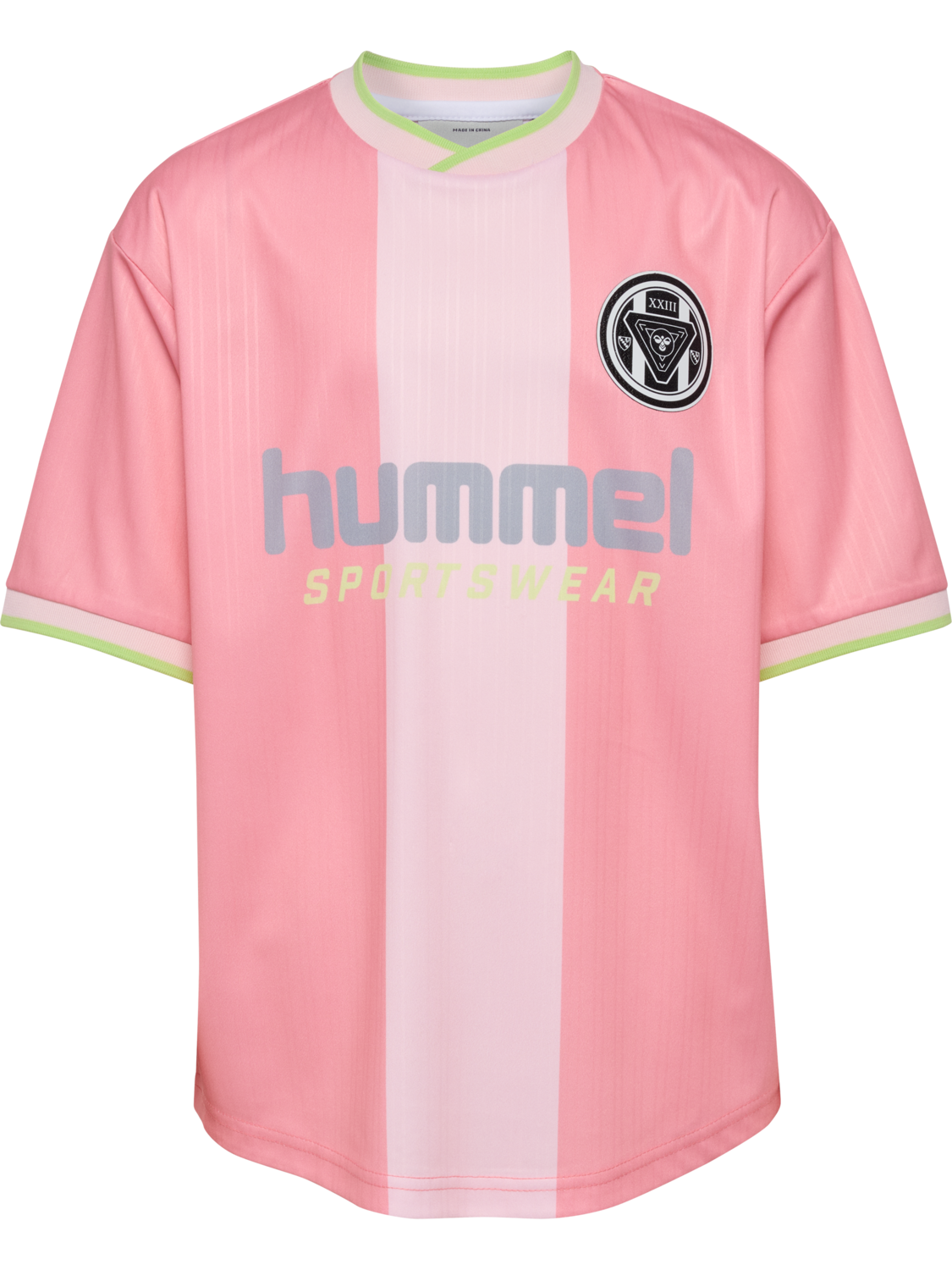 hmlJR LOOSE BALL  JERSEY S/S SET, PEONY, packshot