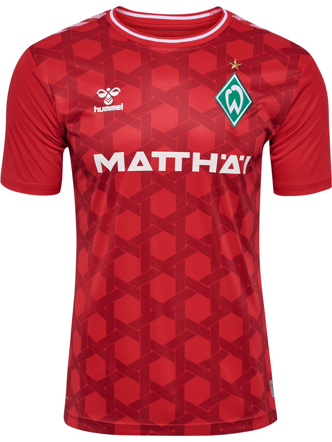 WER 23/24 GK JERSEY S/S, TRUE RED, packshot