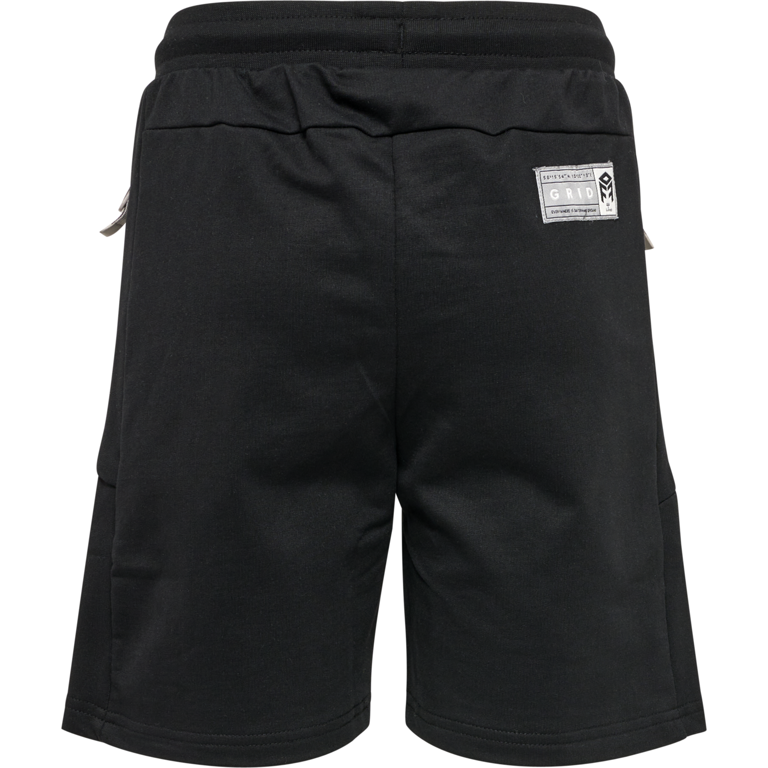 hmlMOVE GRID COTTON SHORTS KIDS, BLACK, packshot