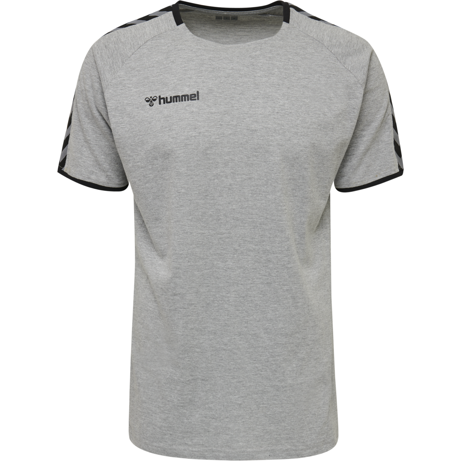 hmlAUTHENTIC TRAINING TEE, GREY MELANGE, packshot