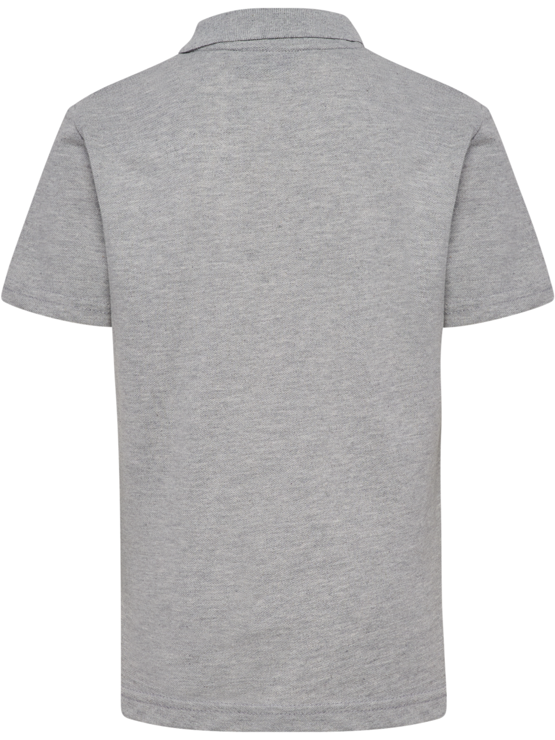 hmlMOVER COTTON POLO KIDS, GREY MELANGE, packshot