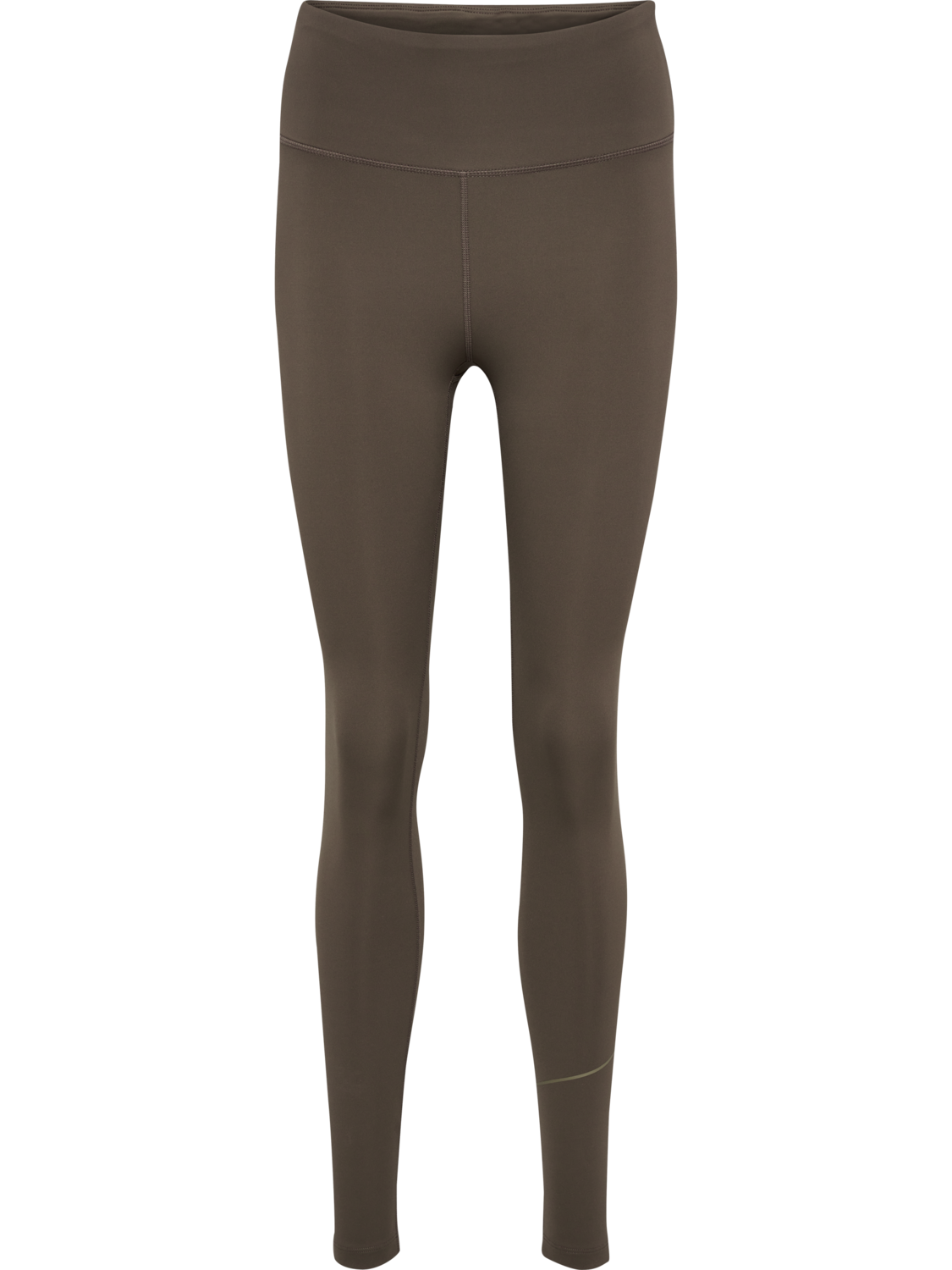 hmlCOURT MID WAIST POCKET TIGHTS W, TURKISH COFFEE, packshot