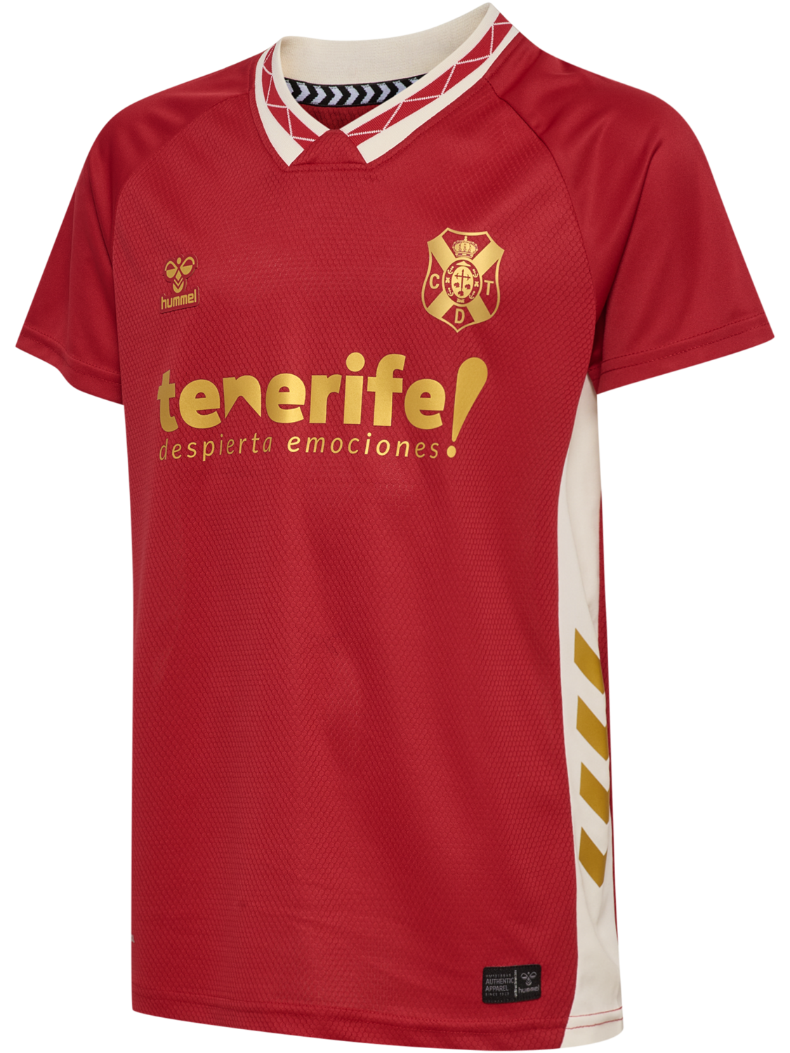 CDT 25/26 AWAY JERSEY S/S KIDS, SCARLET SMILE, packshot