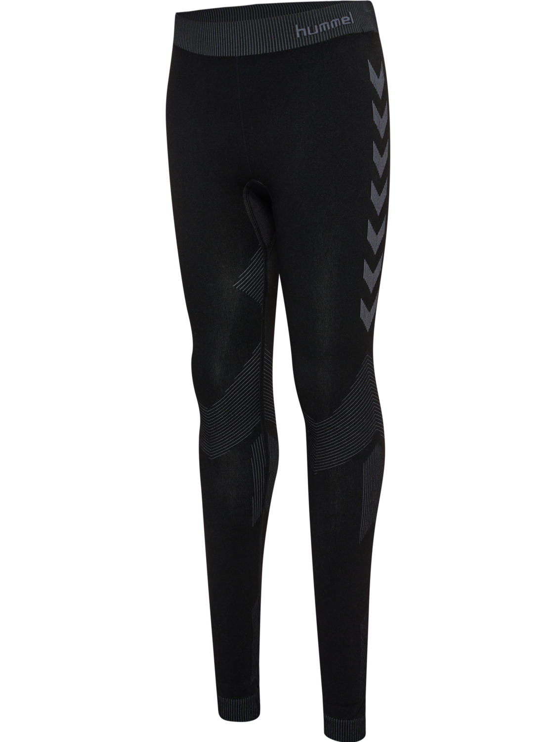 HUMMEL FIRST SEAMLESS TIGHTS KIDS, BLACK, packshot
