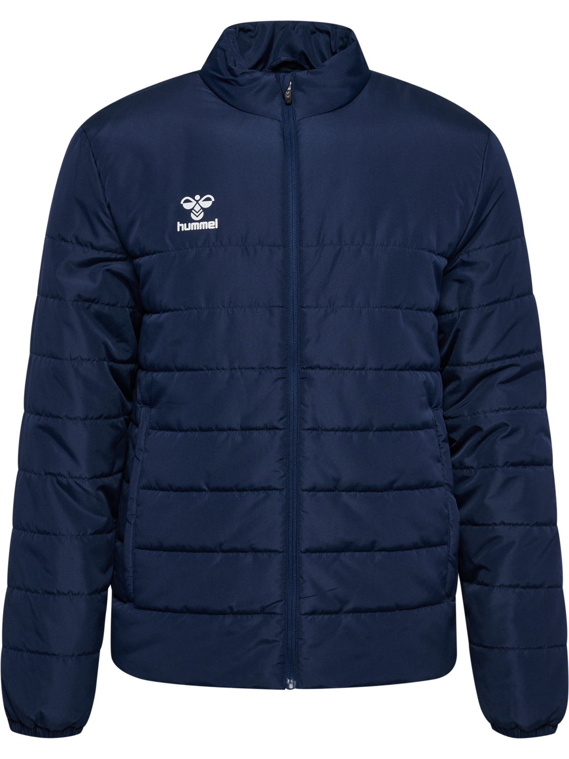 hmlESSENTIAL SHORT BENCH JKT, MARINE, packshot