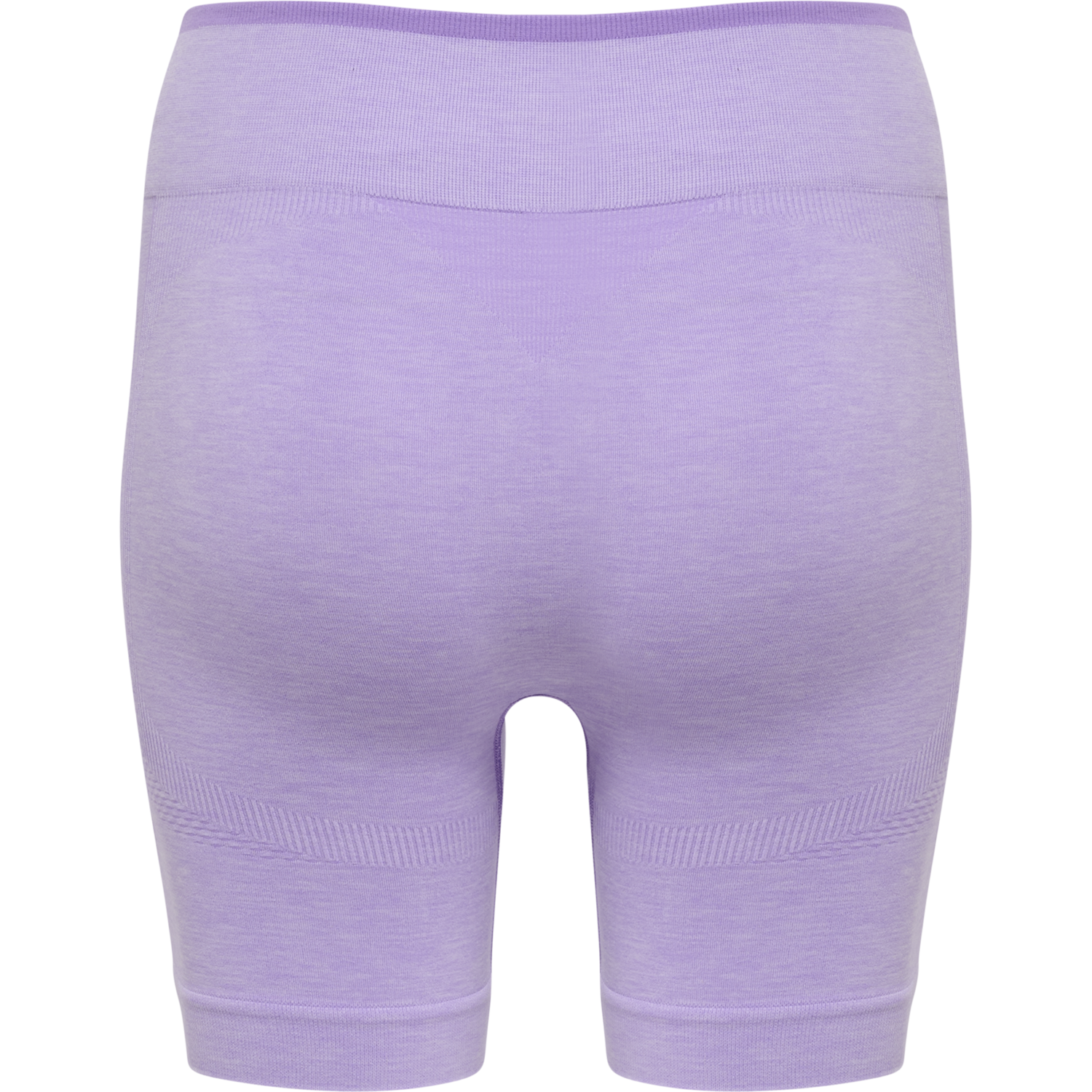 hmlMT UNA SEAMLESS MID WAIST SHORTS, LAVENDER MELANGE, packshot