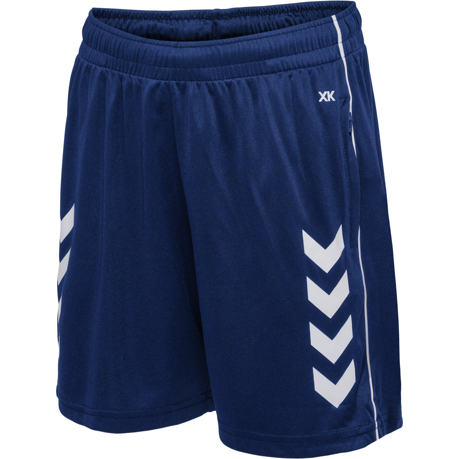 hmlCORE XK POLY COACH SHORTS KIDS, MARINE, packshot