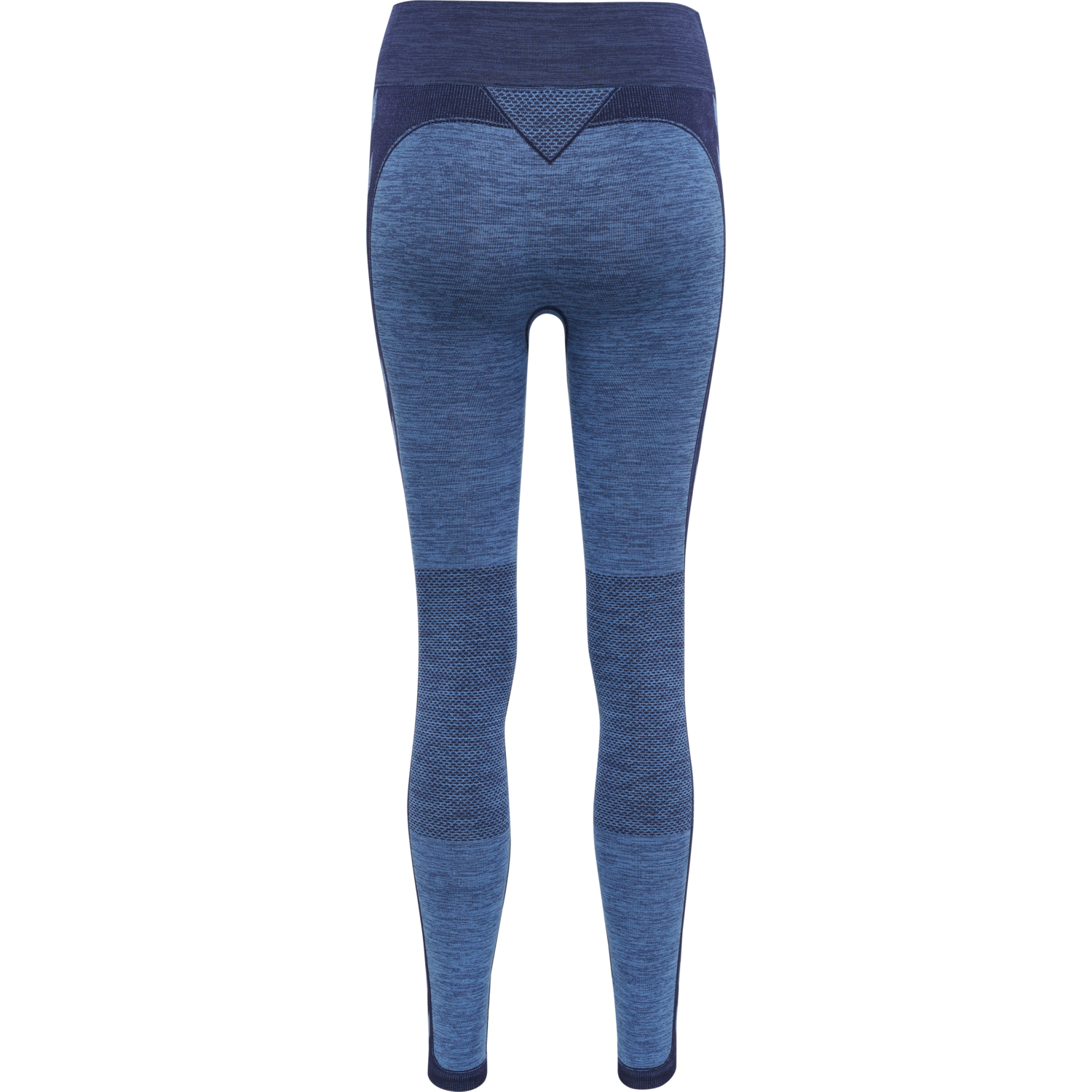 hmlCLEA SEAMLESS MID WAIST TIGHTS, GRANADA SKY/NAVY PEONY MELANGE, packshot