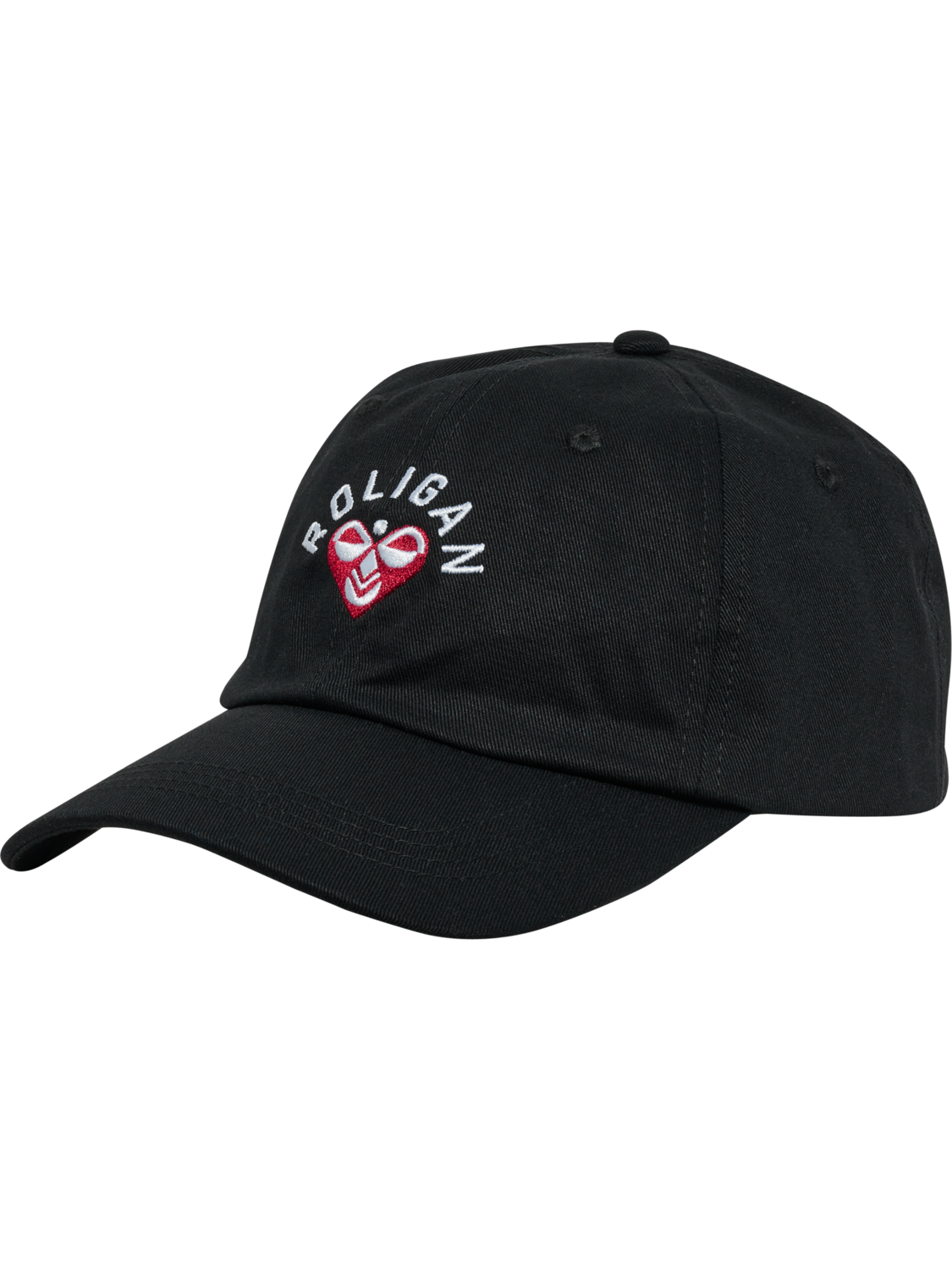 hmlROLIGAN COTTON CAP, BLACK, packshot