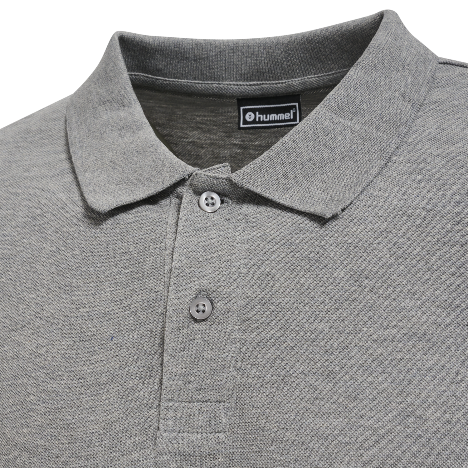 hmlRED CLASSIC POLO, GREY MELANGE, packshot