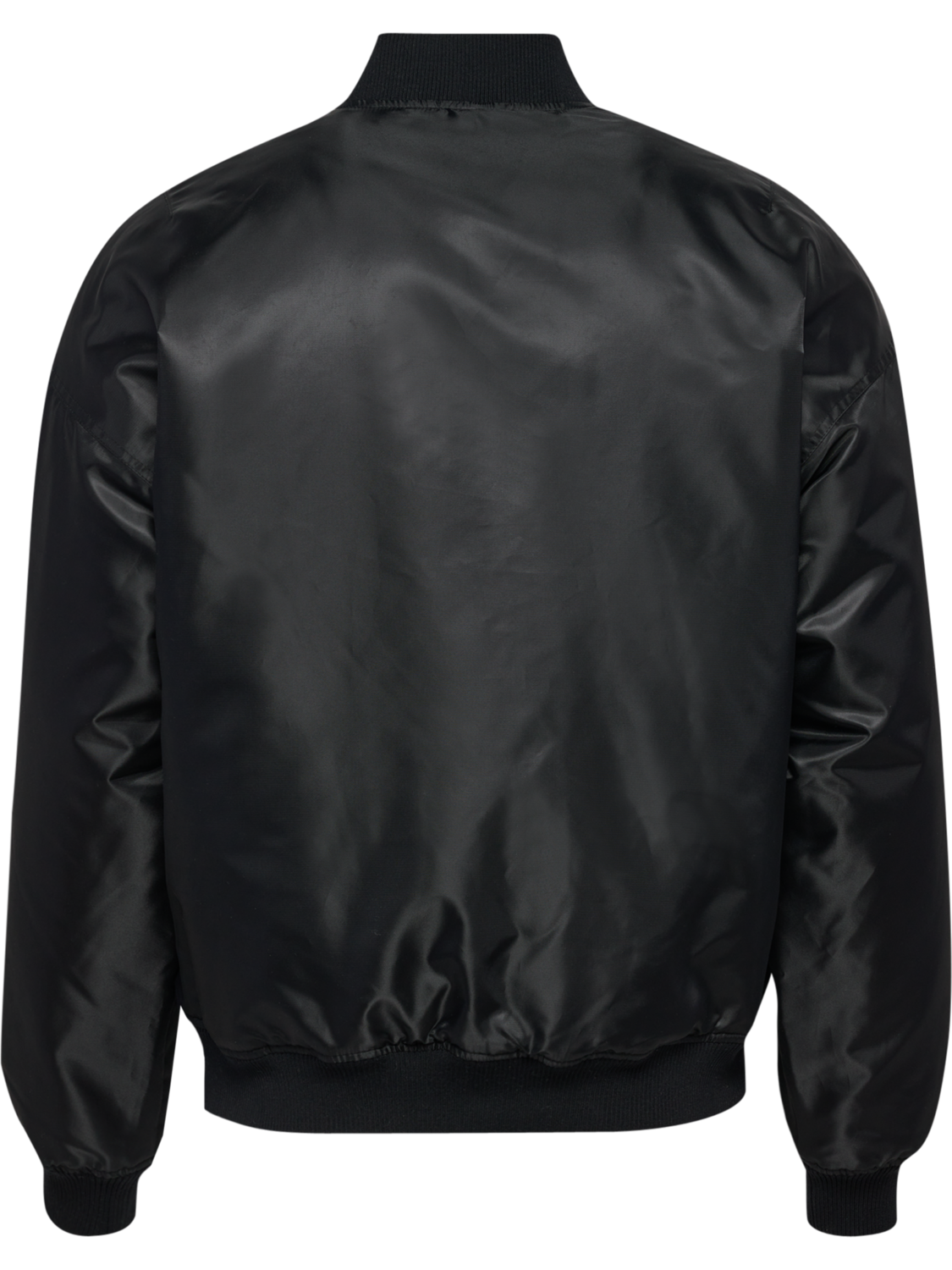 hmlBASEBALL JACKET BEE, BLACK, packshot
