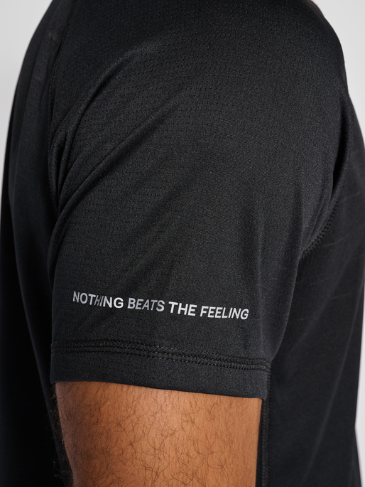 nwlLAKELAND T-SHIRT S/S MEN, BLACK, model