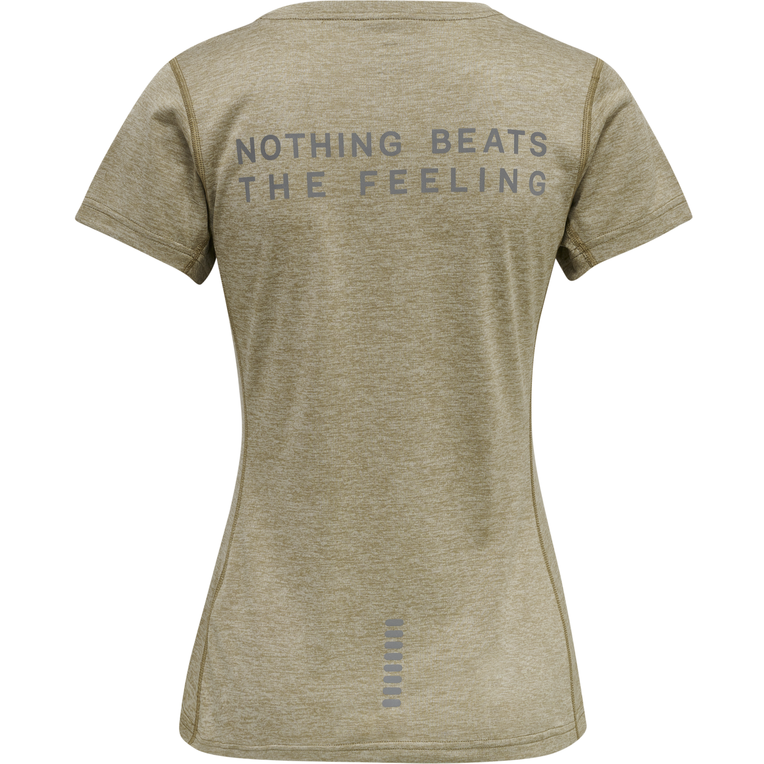 WOMEN STATEMENT T-SHIRT S/S, WINTER TWIG MELANGE, packshot