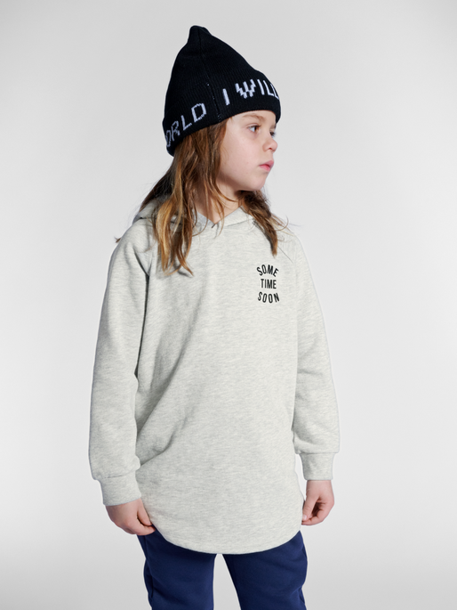 stmMONTERY HOODIE, GREY MELANGE, model